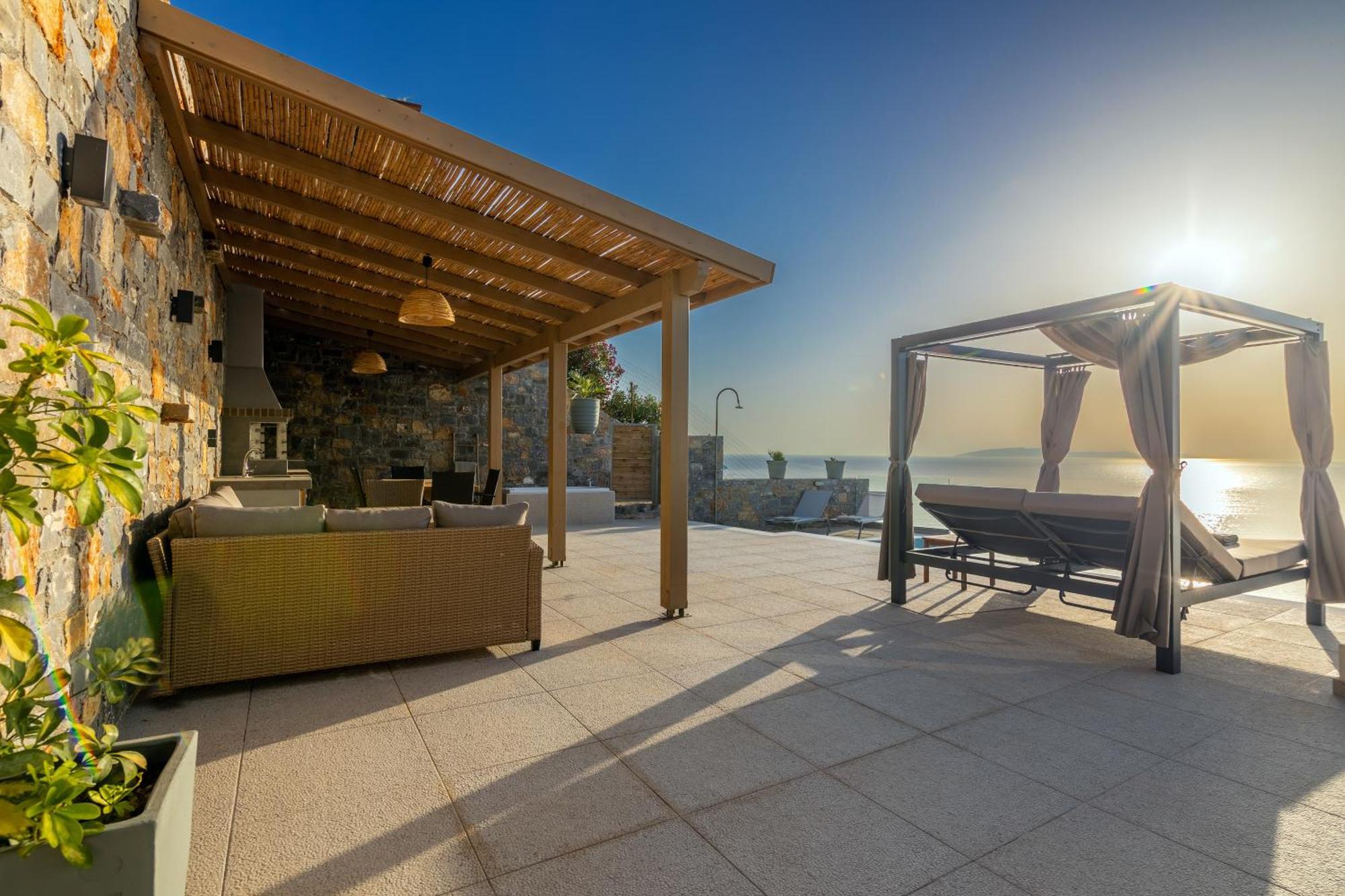 Rocca Al Mare Seaside Villas Palaiokastro  Luaran gambar