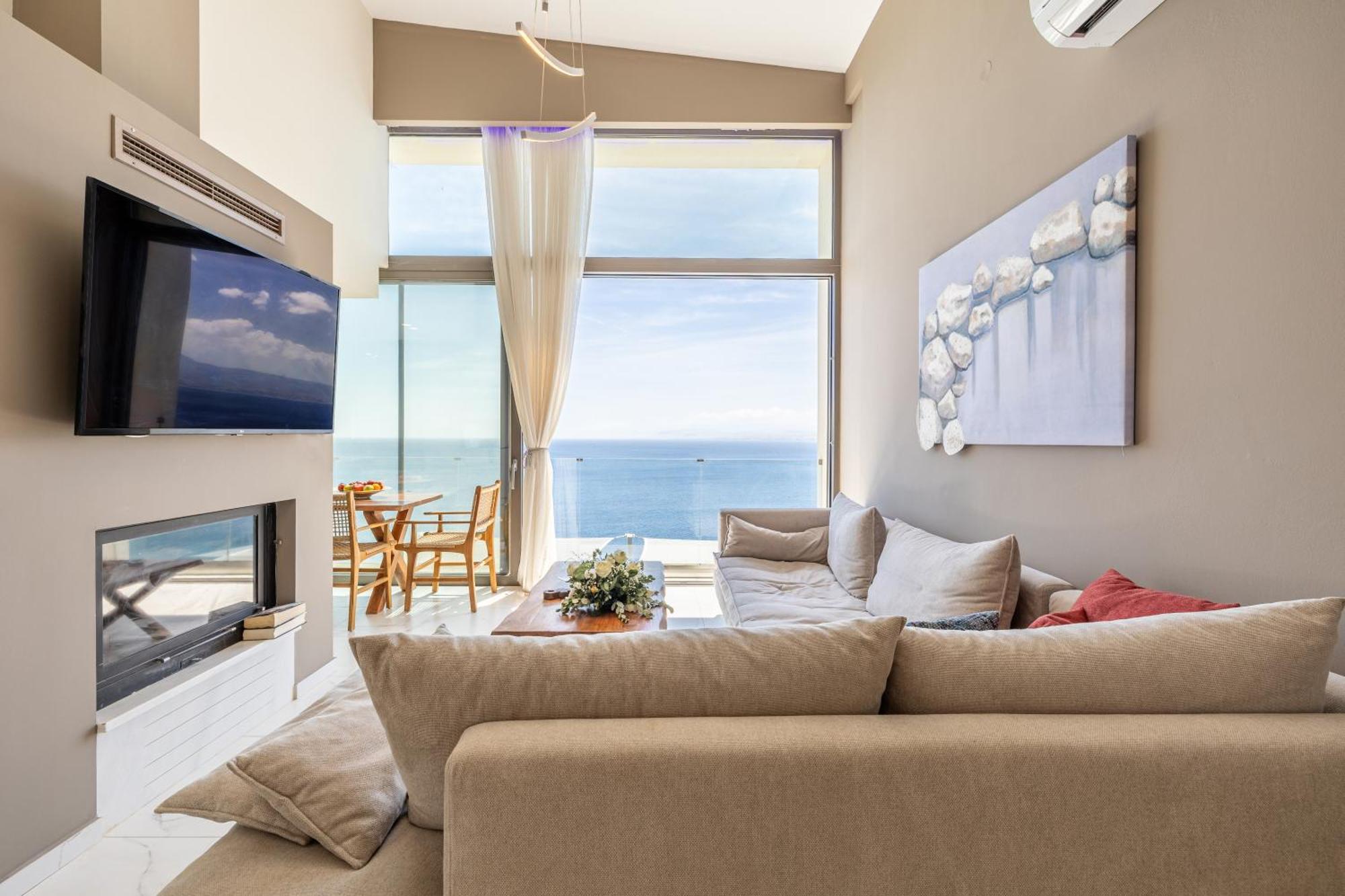 Rocca Al Mare Seaside Villas Palaiokastro  Luaran gambar
